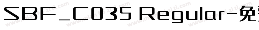 SBF_C035 Regular字体转换